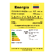 Consumo energético LG Lavadora WD22VV2S6BR.